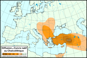 "Diffusion cuivre" di Hamelin de Guettelet - Opera propria. Con licenza Pubblico dominio tramite Wikimedia Commons - http://commons.wikimedia.org/wiki/File:Diffusion_cuivre.png#mediaviewer/File:Diffusion_cuivre.png